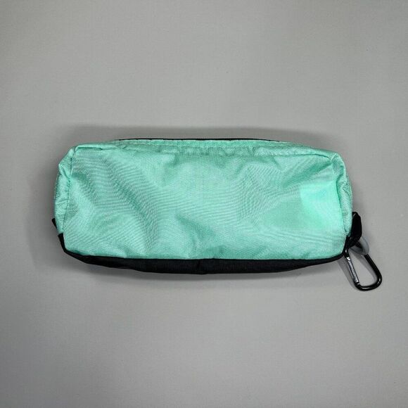 L.L. Bean 9" Hiking Outdoor Accessory Pouch Turquoise Zipped‎ Bag - Picture 4 of 6